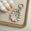 CHUNKY PEARL KEYCHAIN BAG CHARM