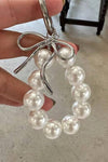 CHUNKY PEARL KEYCHAIN BAG CHARM