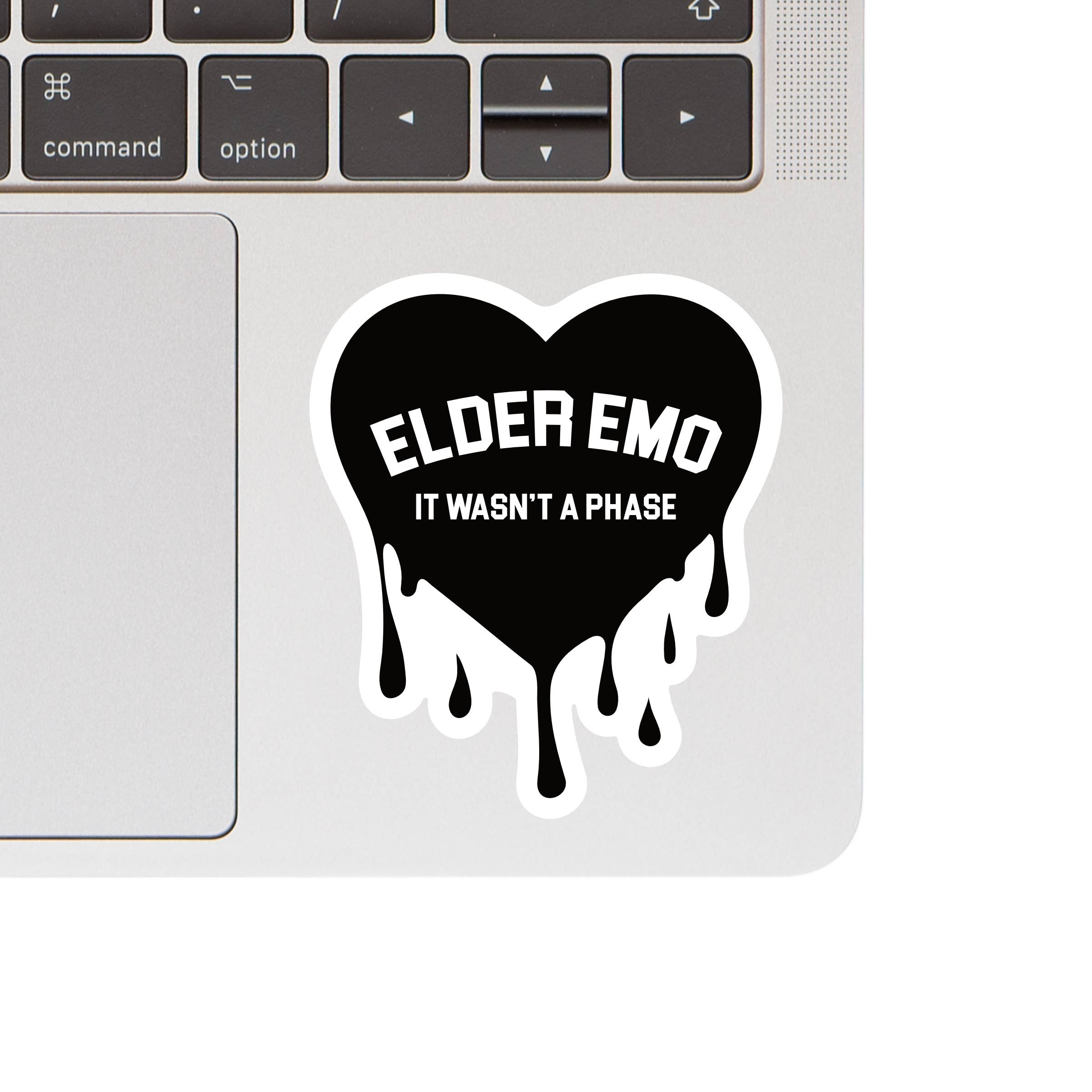 ELDER EMO VINYL STICKER