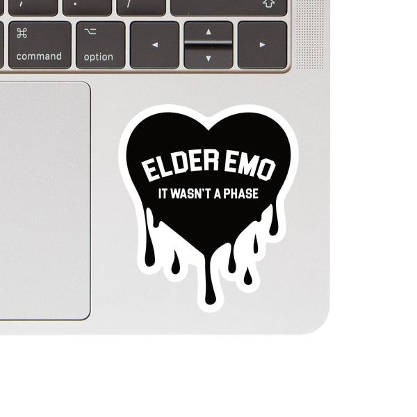 ELDER EMO VINYL STICKER
