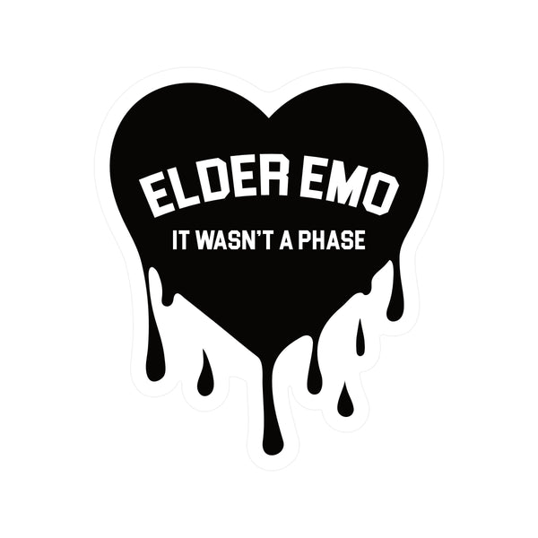 ELDER EMO VINYL STICKER