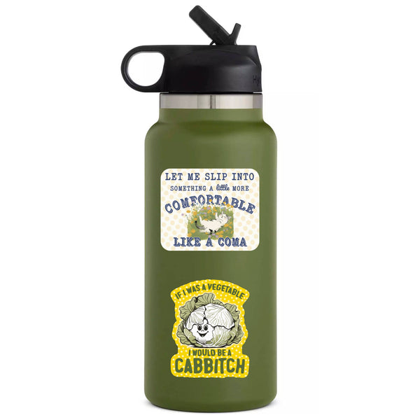 CABBITCH FUNNY VEGETABLE GROCERY STICKER