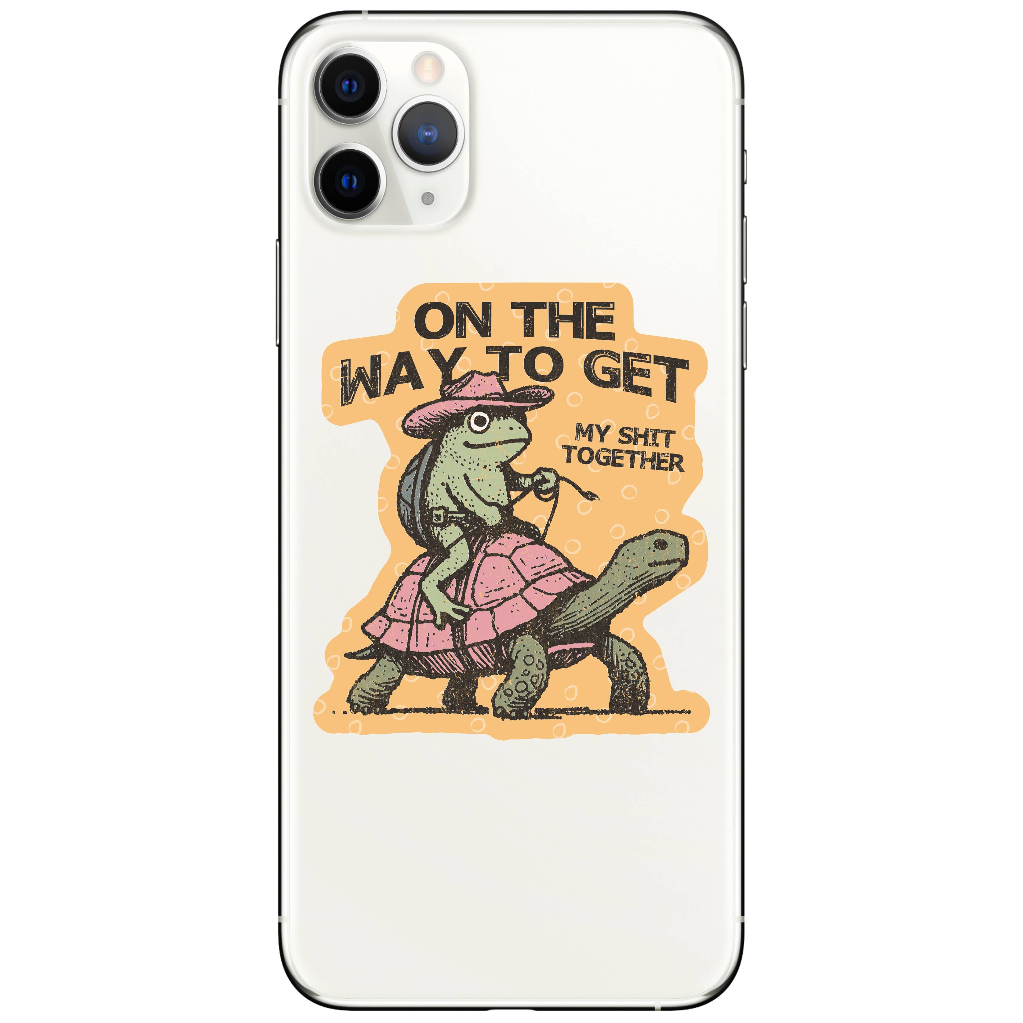 SWEAR FROG COWBOY VINYL STICKER
