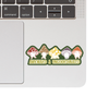 AWKWARD UNCOORDINATED FUNNY MUSHROOM CUTE STICKER