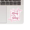 NEEDY WANTY BOW STICKER