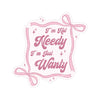 NEEDY WANTY BOW STICKER