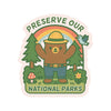 PRESERVE OUR NATIONAL PARKS STICKER