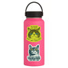 PLEASE DO NOT PET PEEVES FUNNY KITTY GOOFY STICKER