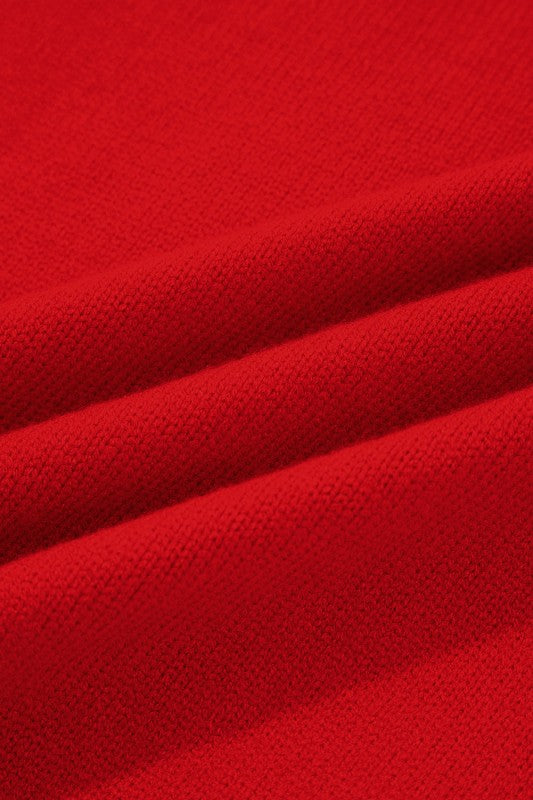 MERRY SNOWFLAKE TURTLENECK CHRISTMAS SWEATER