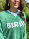 BIRDS EXPOSED SEAM RELAXED PULLOVER