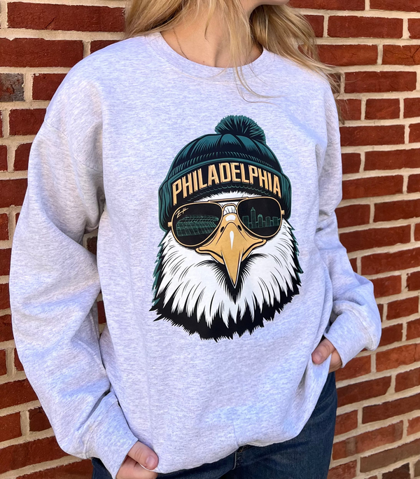 PHILLY EAGLE HEAD CREWNECK