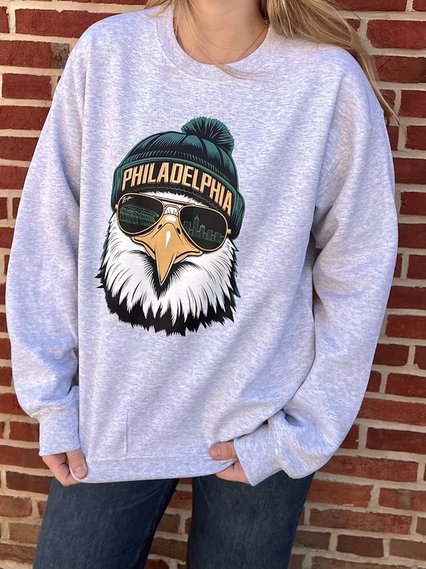 PHILLY EAGLE HEAD CREWNECK