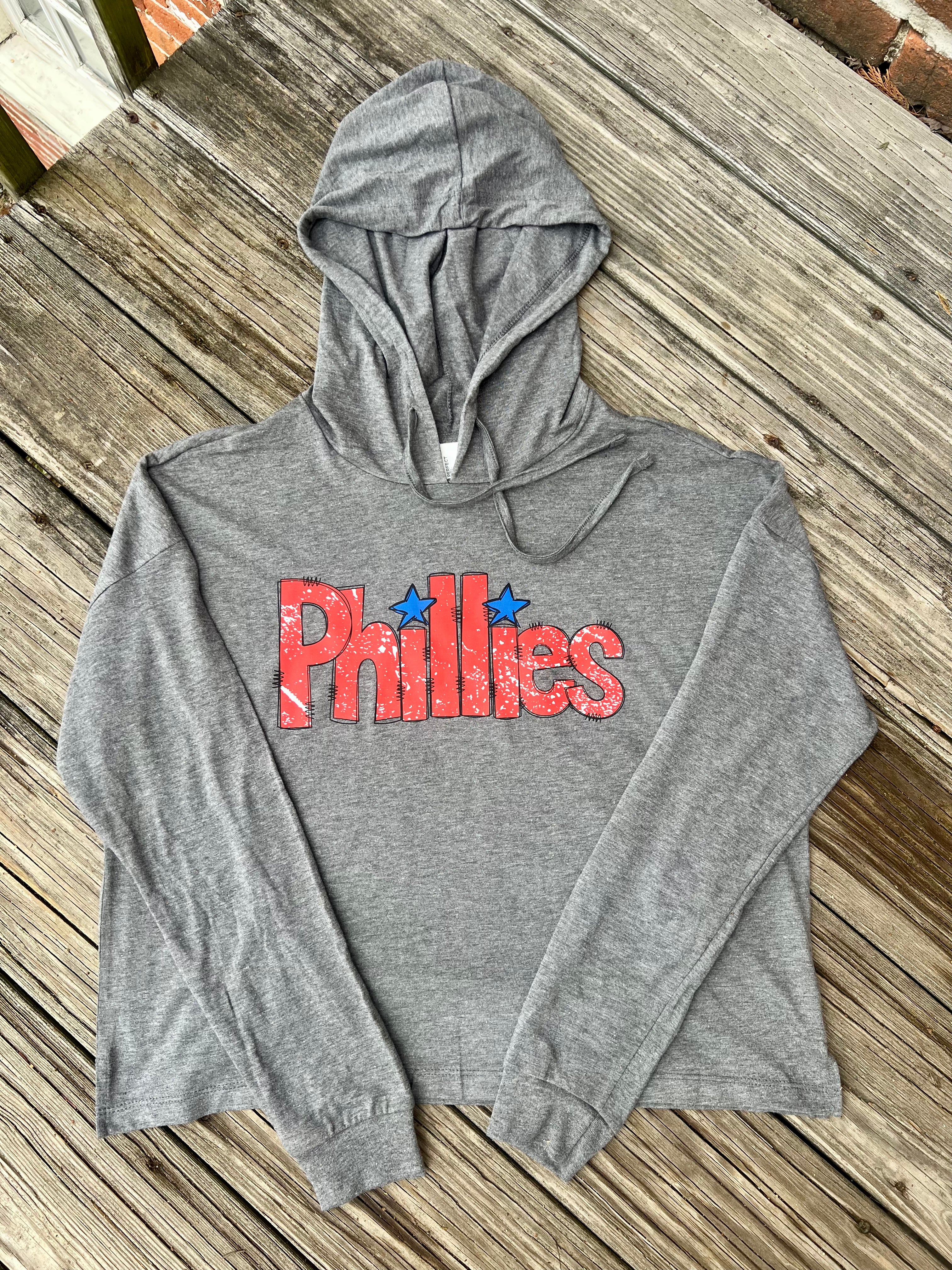 PHILS DISTRESSED CROP HOODIE