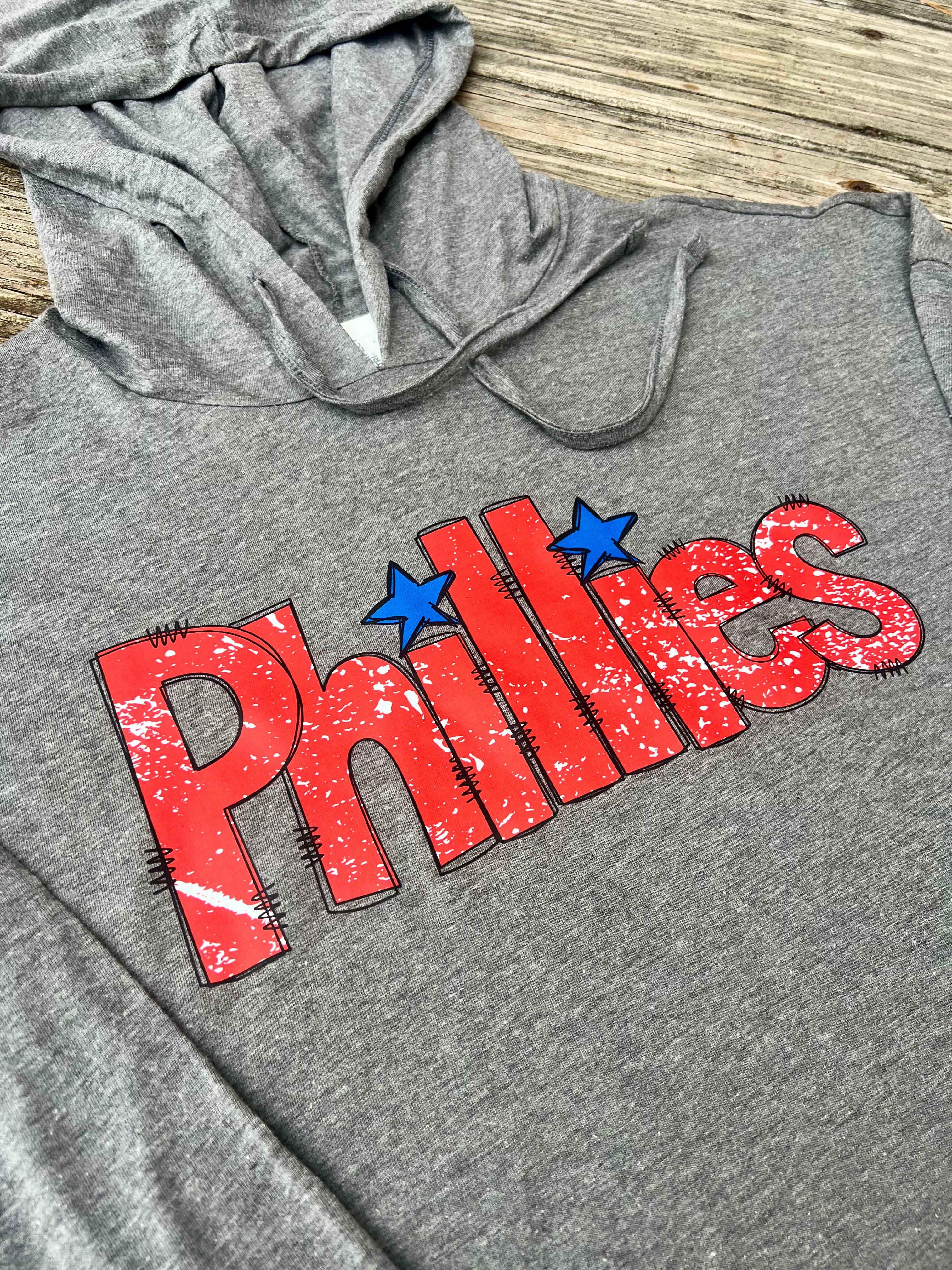 PHILS DISTRESSED CROP HOODIE