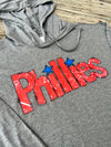 PHILS DISTRESSED CROP HOODIE