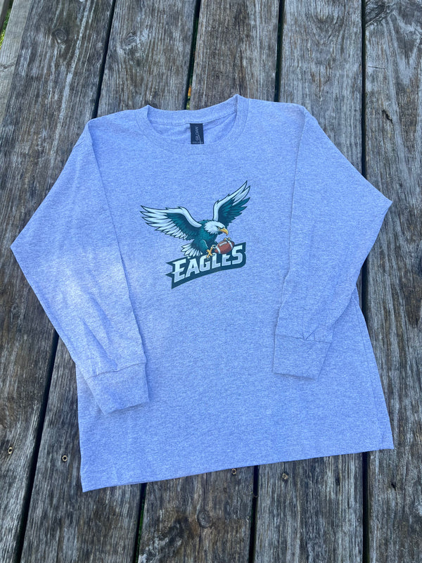 YOUTH EAGLES FOOTBALL LONG SLEEVE TEE