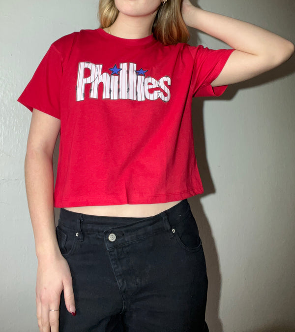 PHILS PINSTRIPE CROP TOP