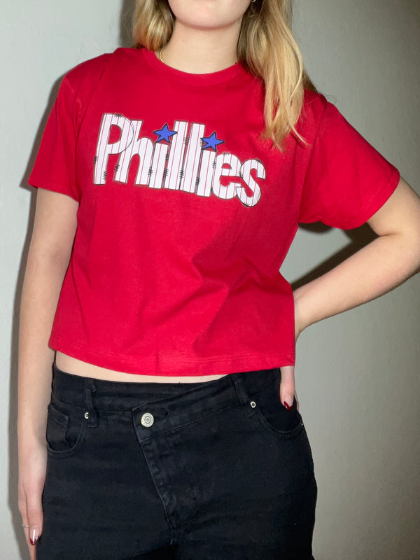 PHILS PINSTRIPE CROP TOP