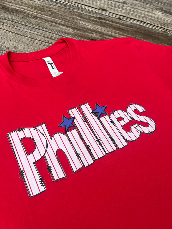 PHILS PINSTRIPE CROP TOP