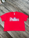 PHILS PINSTRIPE CROP TOP