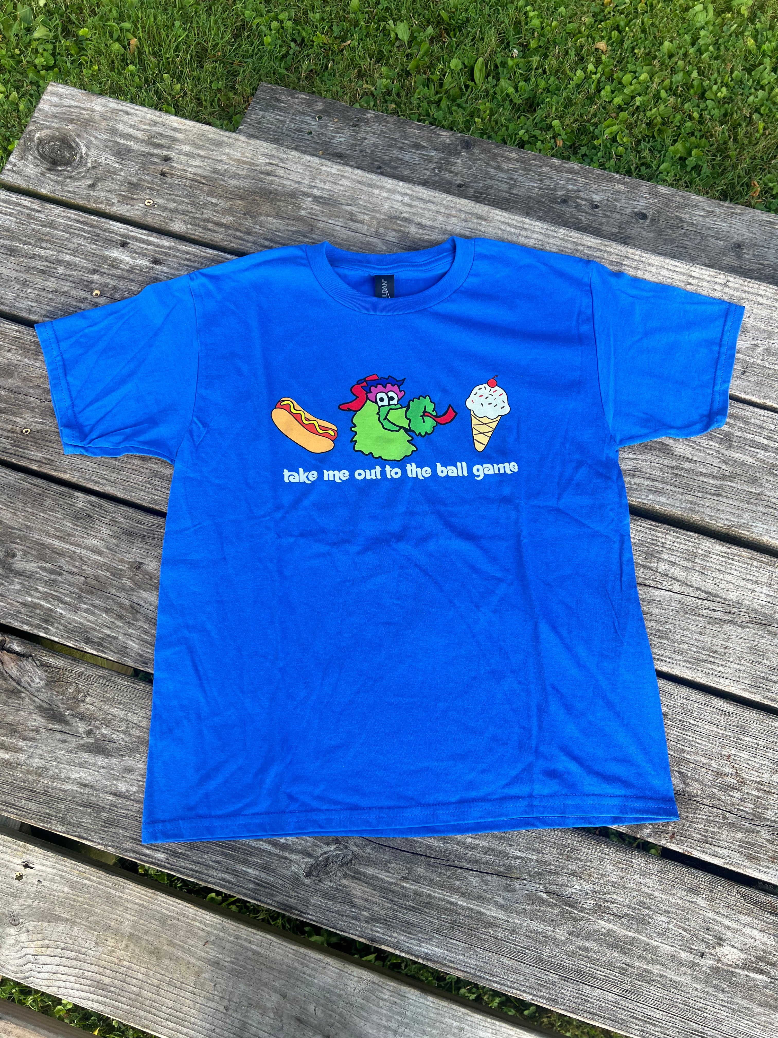 TAKE ME TO THE BALLGAME BABY TEE