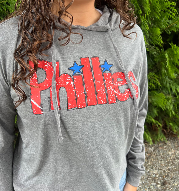 PHILS DISTRESSED CROP HOODIE