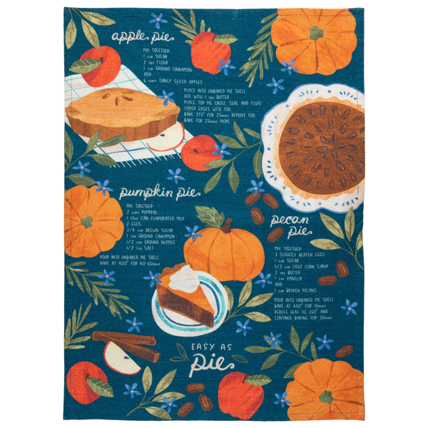 TASTY PIE TEA TOWEL