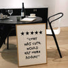 CHEF WAS CUTE RATING | FUNNY KITCHEN WALL ART PRINT