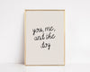 YOU ME AND THE DOG WALL ART PRINT | NeEUTRAL HOME DECOR