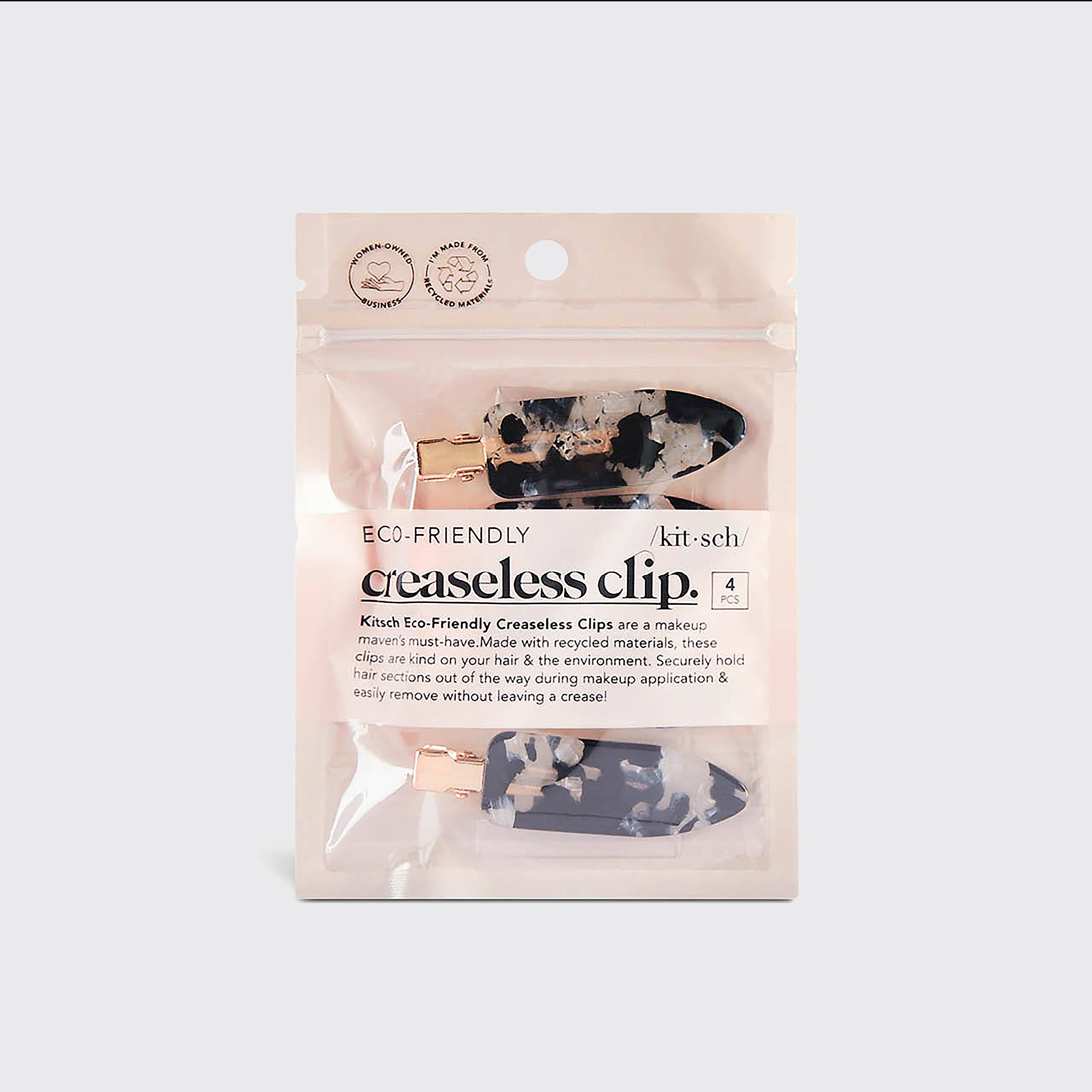 ECO-FRIENDLY CREASELESS CLIPS 4PC SET -BLACK TERRAO