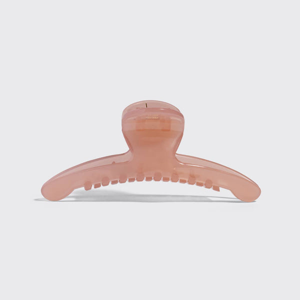 RECYCLED PLASTIC LARGE ARCHED CLIP - SOFT PINK