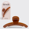 RECYCLED PLASTIC LARGE ARCHED CLIP - MOCHA