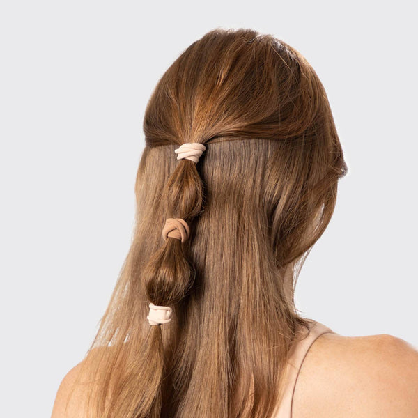 ECO-FRIENDLY NYLON ELASTICS 20PC SET - BLUSH