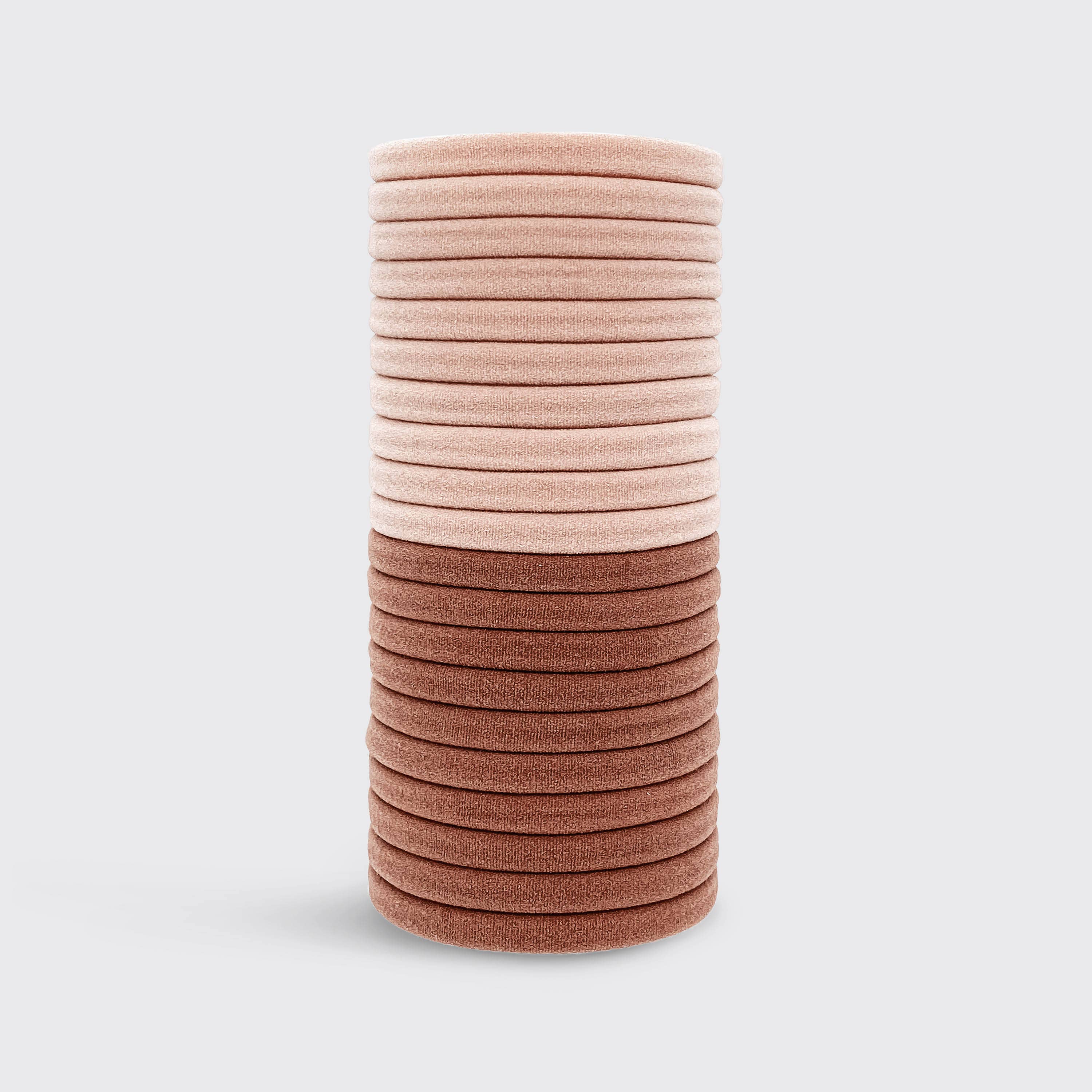 ECO-FRIENDLY NYLON ELASTICS 20PC SET - BLUSH