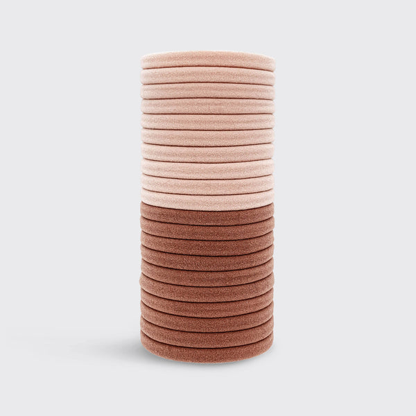 ECO-FRIENDLY NYLON ELASTICS 20PC SET - BLUSH