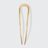 METAL FRENCH HAIR PIN - GOLD