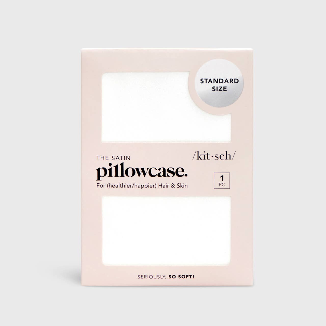 SATIN PILLOWCASE STANDARD - IVORY