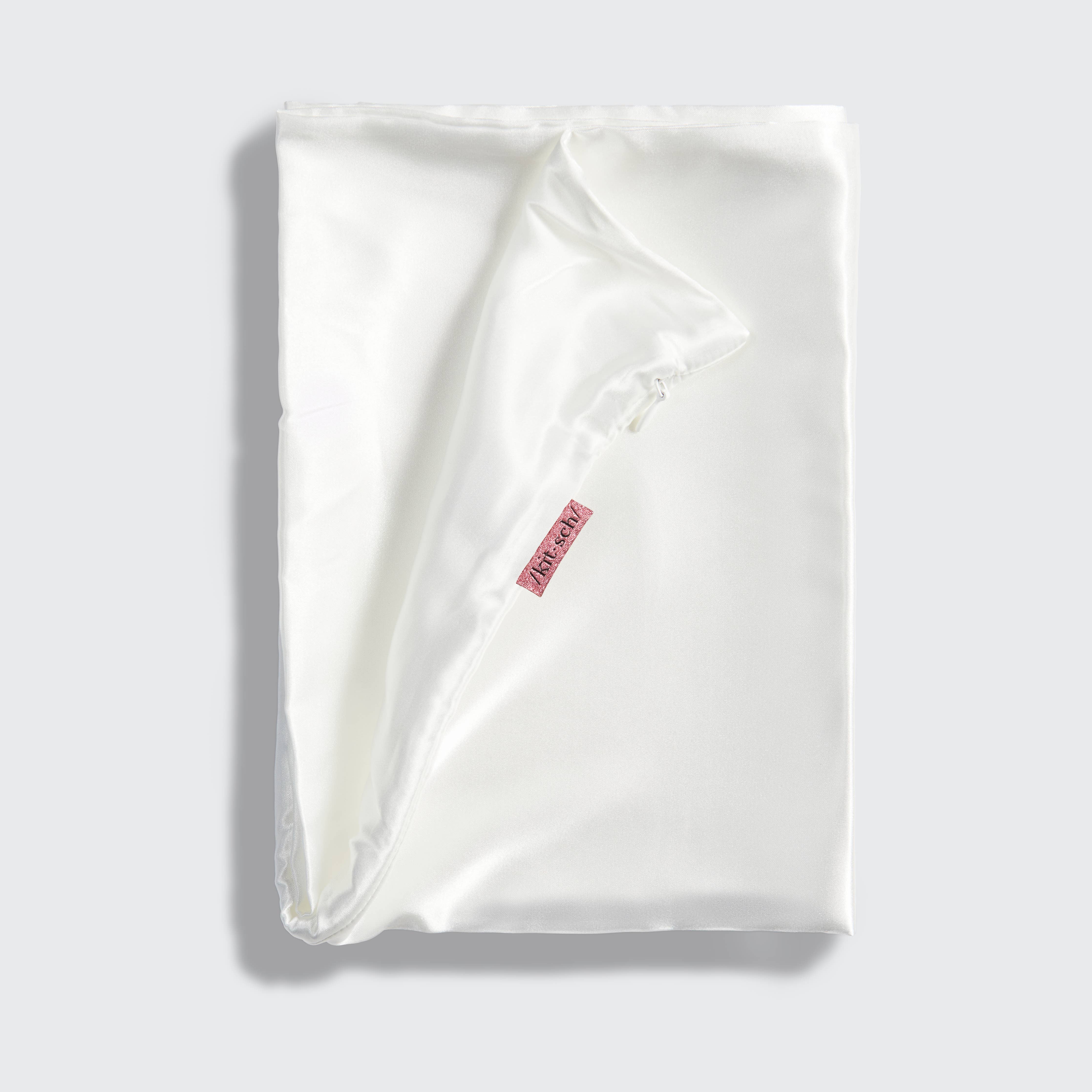 SATIN PILLOWCASE STANDARD - IVORY