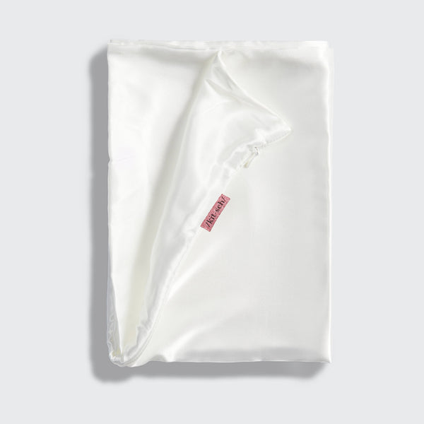 SATIN PILLOWCASE STANDARD - IVORY