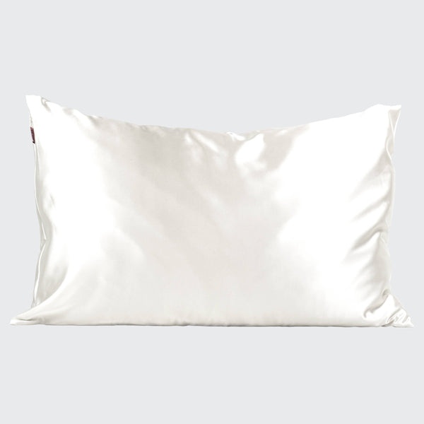 SATIN PILLOWCASE STANDARD - IVORY