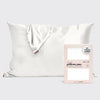 SATIN PILLOWCASE STANDARD - IVORY