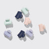 RECYCLED PLASTIC MINI CLOUD CLIPS 8PC SET- GARDEN BOUQUET
