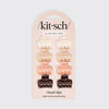 RECYCLED PLASTIC MINI CLOUD CLAW CLIPS 8PC SET - ROSEWOOD