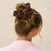BLACK & CHOCOLATE OVERSIZED SCRUNCHIES