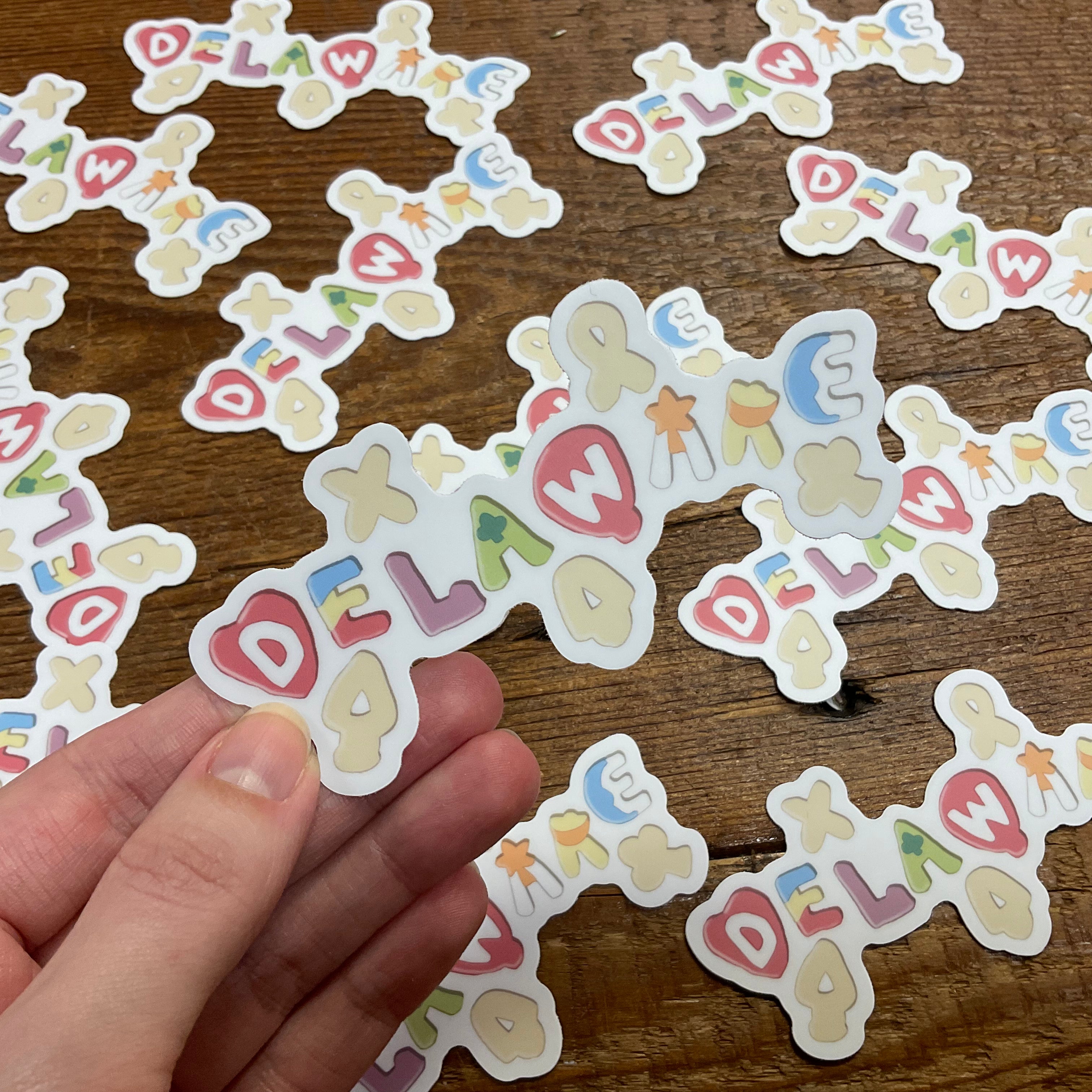 DELAWARE LUCKY CHARM STICKER