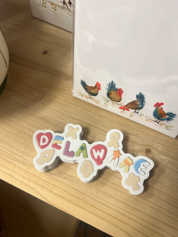 DELAWARE LUCKY CHARM STICKER
