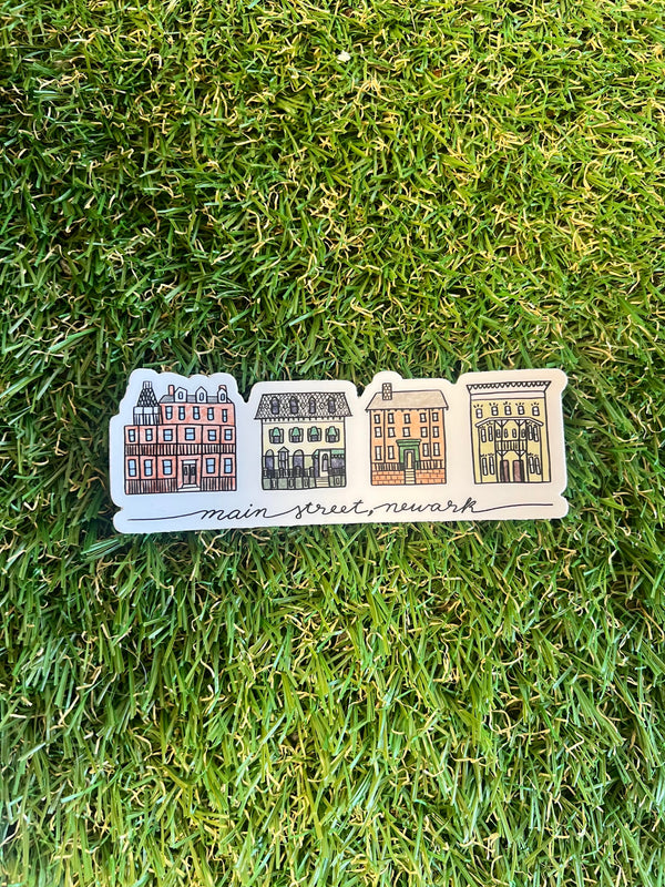 MAIN STREET BUILDING STICKER