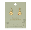 BIRTH MONTH FLOWER EARRINGS