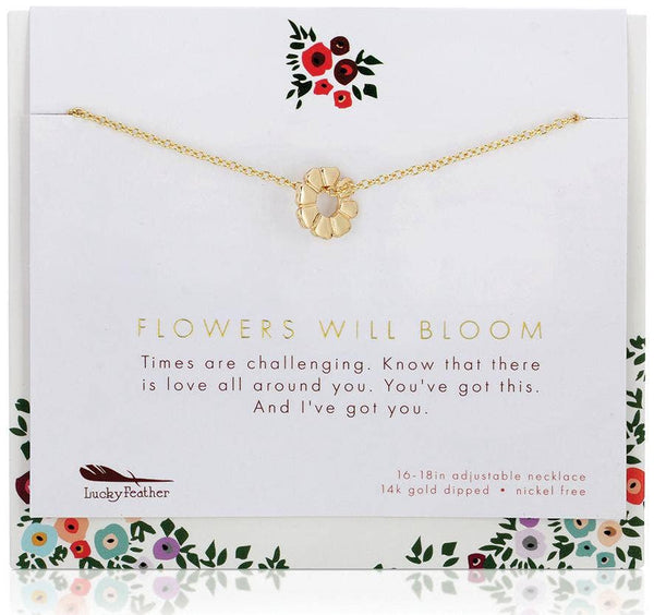 FLOWERS WILL BLOOM - NECKLACE & CARD