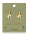 BIRTH MONTH FLOWER EARRINGS
